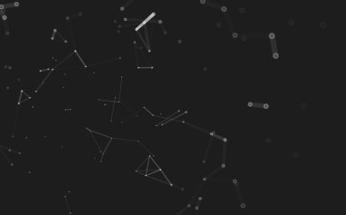 Çokgen alanı düşük Poli koyu arka plan, 3d render