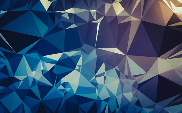 Абстрактный низкий фон, геометрический треугольник — стоковое фото