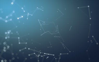 Çokgen alanı düşük Poli koyu arka plan, 3d render