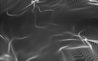 Çokgen alanı düşük Poli koyu arka plan, 3d render