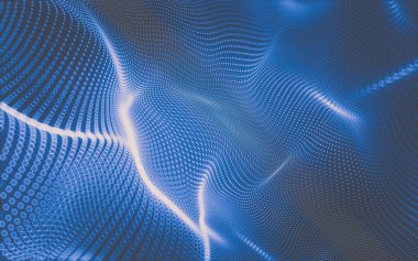 Çokgen alanı düşük Poli koyu arka plan, 3d render