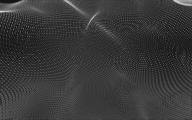 Çokgen alanı düşük Poli koyu arka plan, 3d render