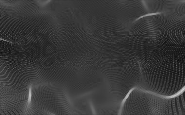 Çokgen alanı düşük Poli koyu arka plan, 3d render