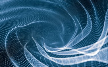 Çokgen alanı düşük Poli koyu arka plan, 3d render