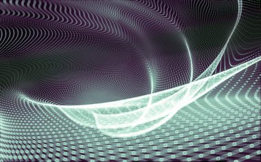 Çokgen alanı düşük Poli koyu arka plan, 3d render