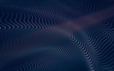 Çokgen alanı düşük Poli koyu arka plan, 3d render