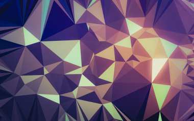 Düşük Poli arka plan, geometri üçgen