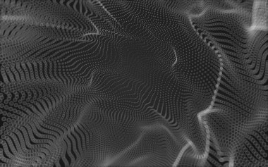 Çokgen alanı düşük Poli koyu arka plan, 3d render