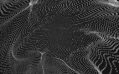 Çokgen alanı düşük Poli koyu arka plan, 3d render