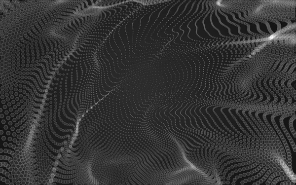 Çokgen alanı düşük Poli koyu arka plan, 3d render