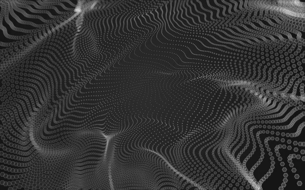 Çokgen alanı düşük Poli koyu arka plan, 3d render