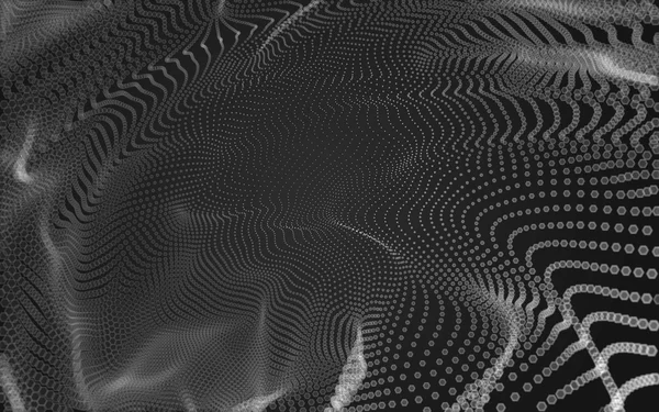 Çokgen alanı düşük Poli koyu arka plan, 3d render