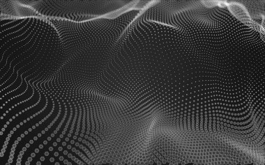 Çokgen alanı düşük Poli koyu arka plan, 3d render