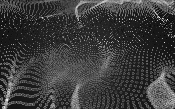 Abstrakti monikulmio tilaa alhainen poly tumma tausta, 3d renderöinti — kuvapankkivalokuva