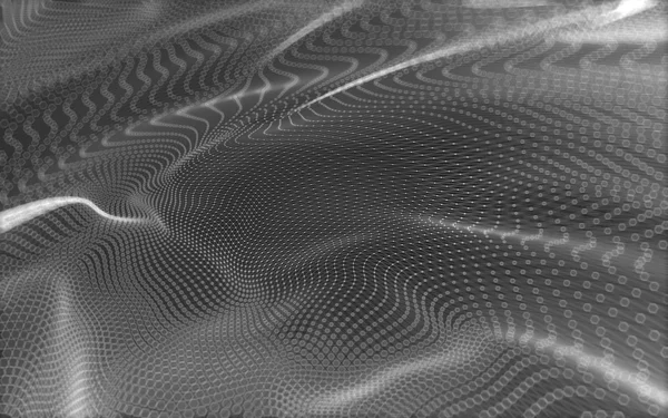 Çokgen alanı düşük Poli koyu arka plan, 3d render