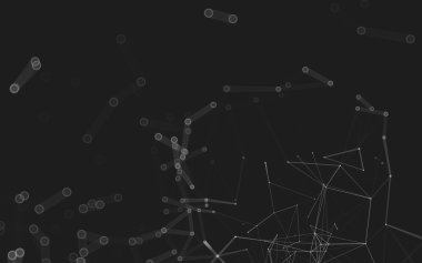 Çokgen alanı düşük Poli koyu arka plan, 3d render