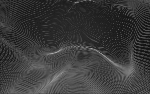 Çokgen alanı düşük Poli koyu arka plan, 3d render