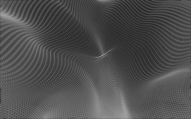 Çokgen alanı düşük Poli koyu arka plan, 3d render