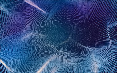 Çokgen alanı düşük Poli koyu arka plan, 3d render