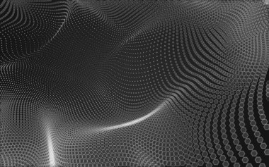 Çokgen alanı düşük Poli koyu arka plan, 3d render