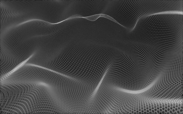 Çokgen alanı düşük Poli koyu arka plan, 3d render