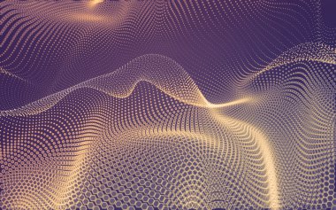 Çokgen alanı düşük Poli koyu arka plan, 3d render