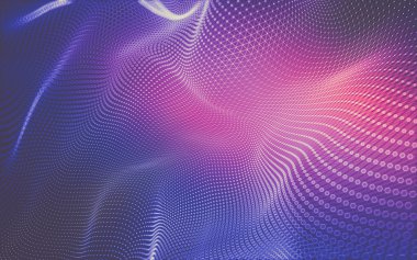 Çokgen alanı düşük Poli koyu arka plan, 3d render