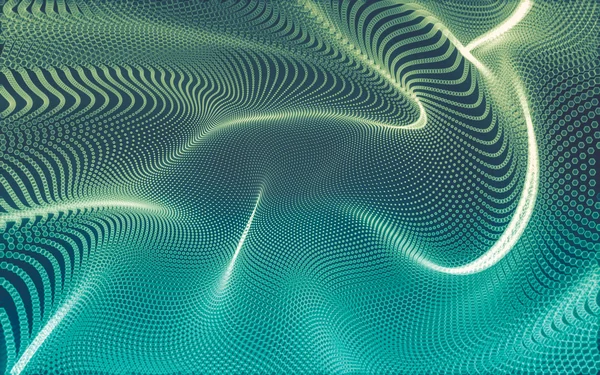 Çokgen alanı düşük Poli koyu arka plan, 3d render