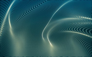 Çokgen alanı düşük Poli koyu arka plan, 3d render