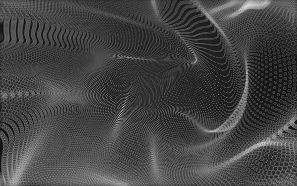 Abstrakter polygonaler Raum niedriger Poly dunkler Hintergrund, 3D-Darstellung — Stockfoto