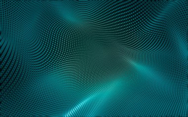 Çokgen alanı düşük Poli koyu arka plan, 3d render