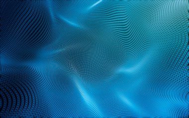 Çokgen alanı düşük Poli koyu arka plan, 3d render