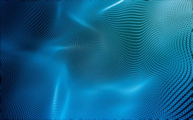 Çokgen alanı düşük Poli koyu arka plan, 3d render