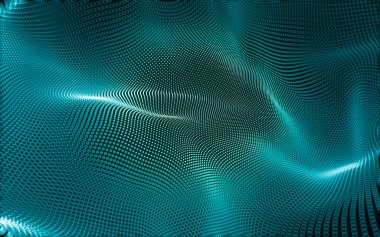 Çokgen alanı düşük Poli koyu arka plan, 3d render