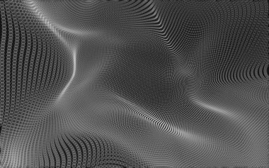 Çokgen alanı düşük Poli koyu arka plan, 3d render