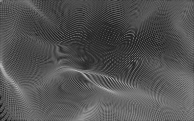 Çokgen alanı düşük Poli koyu arka plan, 3d render