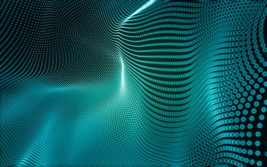 Çokgen alanı düşük Poli koyu arka plan, 3d render