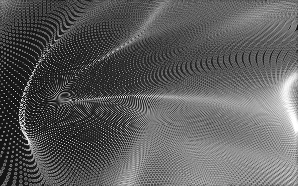 抽象的多边形空间低聚黑暗的背景，3d 渲染 — 图库照片