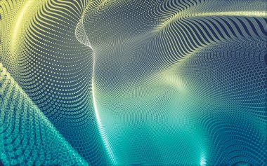 Çokgen alanı düşük Poli koyu arka plan, 3d render