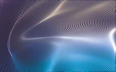 Çokgen alanı düşük Poli koyu arka plan, 3d render