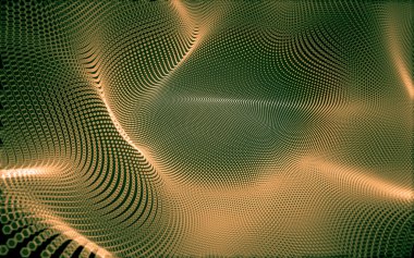 Çokgen alanı düşük Poli koyu arka plan, 3d render