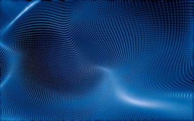 Çokgen alanı düşük Poli koyu arka plan, 3d render