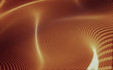 Çokgen alanı düşük Poli koyu arka plan, 3d render