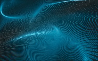 Çokgen alanı düşük Poli koyu arka plan, 3d render