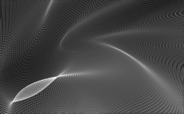 Çokgen alanı düşük Poli koyu arka plan, 3d render