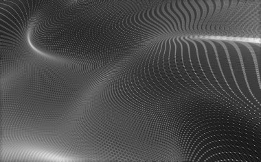 Çokgen alanı düşük Poli koyu arka plan, 3d render