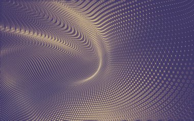 Çokgen alanı düşük Poli koyu arka plan, 3d render