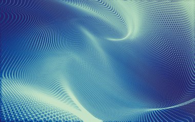 Çokgen alanı düşük Poli koyu arka plan, 3d render