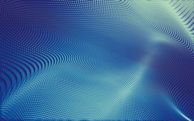 Çokgen alanı düşük Poli koyu arka plan, 3d render