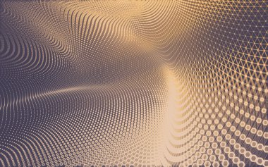 Çokgen alanı düşük Poli koyu arka plan, 3d render